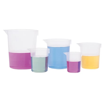 Learning Advantage Economy Beakers, 5 Pieces Per Set, PK3 7653